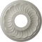 Ekena Millwork Blackthorn Ceiling Medallion (Fits Canopies up to 4 7/8"), 11 3/4"OD x 3 5/8"ID x 1"P, Pot of Cream CM11BLPCF - alternate 1